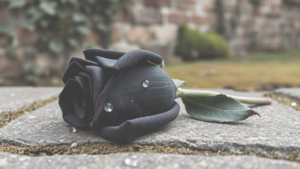 Co symbolizuje czarna róża?