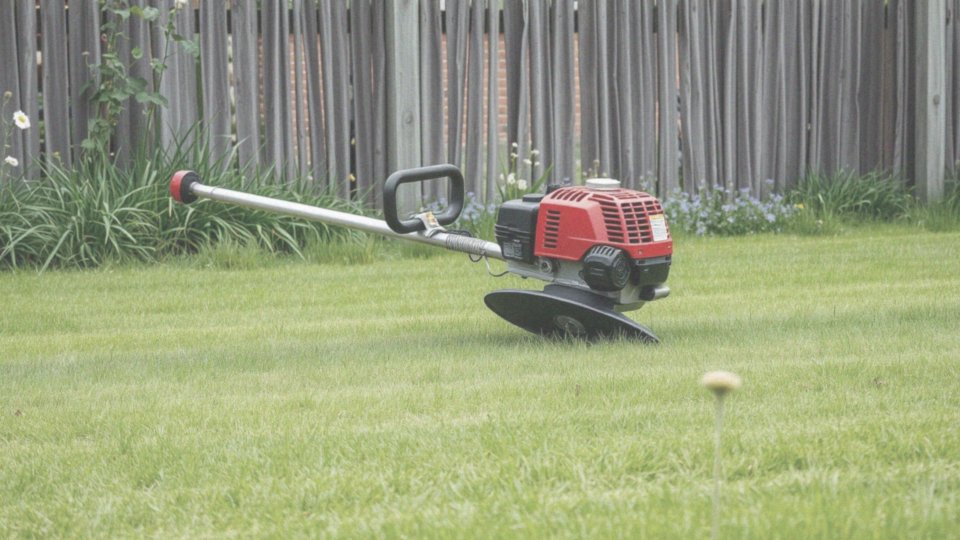Jak stabilnie umieścić kosę spalinową na ziemi przed rozruchem?