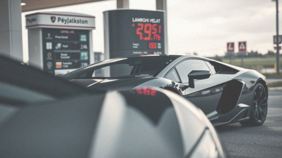 Jak wygląda koszt przejazdu 100 km Lamborghini Aventador?