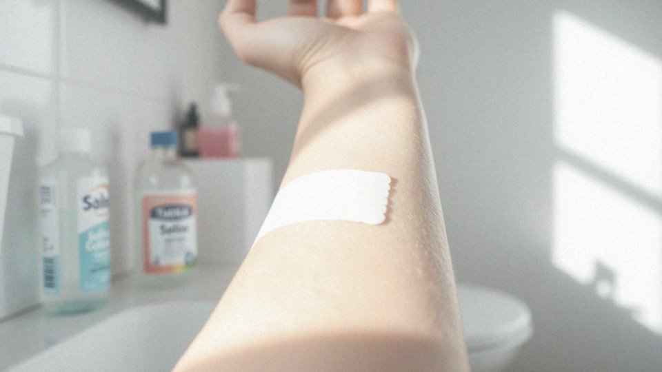 Jakie środki ostrożności należy zachować przy odklejaniu plastra u dziecka?