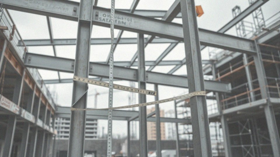 Jak rozpiętość konstrukcji jest mierzona w praktyce budowlanej?