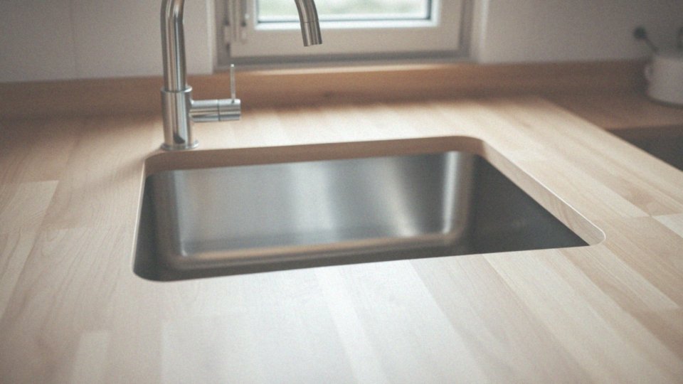 Jak dostosować rozmiar zlewozmywaka do drewnianego blatu?